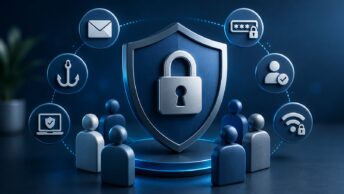 Security awareness training: the practice of teaching employees to recognize and respond to common security threats like phishing, social engineering, and unsafe practices